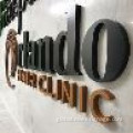 Custom Brushed Metal Signs Painting Laser Cutting Metal Letter Factory